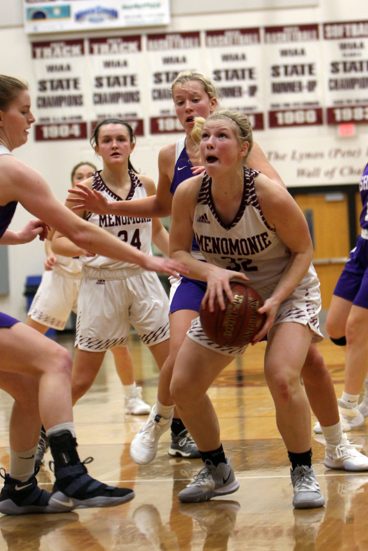 Ashland at Menomonie girls basketball 12-27-19